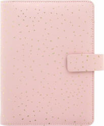 FILOFAX Kalendárium, gyűrűs, betétlapokkal, pocket méret, FILOFAX, "Confetti", rózsakvarc (NFX028725) - onlinepapirbolt