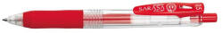 Zebra Zseléstoll, 0, 33 mm, nyomógombos, ZEBRA "Sarasa", piros (TZ46730) - onlinepapirbolt