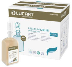 Lucart Folyékony szappan, utántöltő, 1 liter, LUCART "IDENTITY Premium", meleg narancs (KHH803) - onlinepapirbolt