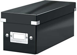 LEITZ CD-doboz, LEITZ "Click&Store", fekete (E60410095) - onlinepapirbolt