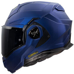 LS2 Advant X Matt Navy Blue Casca Moto Flip-Up ECE 22.06 1600gr cu Pinlock și Sunvisor 569011023 (569011023)