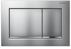 Geberit Omega30 kétmennyiséges öblítésű működtető nyomólap matt króm easy-to-clean bevonattal, fényes króm 115.080. JQ. 1 (115.080.JQ.1)