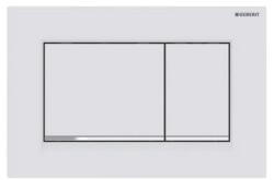 Geberit Sigma 30 működtető nyomólap, kétmennyiséges matt fehér/fényes króm115.883. JT. 1 (115.883.JT.1) - szaniterplaza