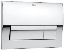 Roca B01 DUAL kétmennyiséges nyomólap, króm A8901170B1 (A8901170B1)