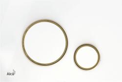 Alcaplast ALCA (Alcaplast) M775 Nyomólap a falsík alatti szerelési rendszerekhez, fehér/arany (M775)