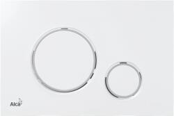 Alcaplast ALCA (Alcaplast) M770 Nyomólap a falsík alatti szerelési rendszerekhez, fehér/króm-fényes (M770)