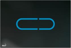 Alcaplast ALCA (Alcaplast) NIGHT LIGHT-1 Érintés nélküli nyomólap háttérvilágítással a falsík alatti szerelési rendszerekhez, üveg-fekete (NIGHT LIGHT-1)