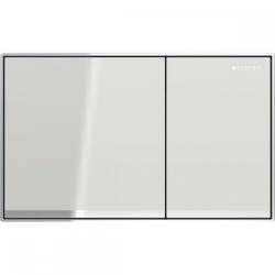 Geberit Sigma60 működtető nyomólap, kétmennyiséges fal síkjába süllyesztett kivitel, homokszürke/tükrös, magasfényű krómozott 115.640. JL. 1 (115.640.JL.1)
