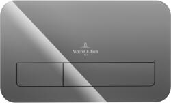 Villeroy & Boch ViConnect M200 nyomólap, fényes szürke üveg 922400RA (922400RA)