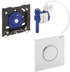 Geberit HyTouch 116.015. XX. 1 pneumatikus vizelde vezérlés, Sigma10 dizájn (fényes króm / matt króm / fényes króm, #116.015. KH. 1) (116.015.KH.1) - szaniterplaza