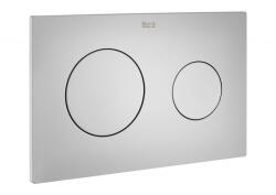 Roca PL10 DUAL kétmennyiséges nyomólap, matt króm A890089002 (A890089002)