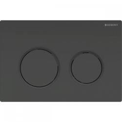 Geberit Omega20 működtető nyomólap, fekete/matt fekete/fekete 115.085. DW. 1 (115.085.DW.1)