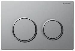 Geberit Omega20 kétmennyiséges öblítésű működtető nyomólap matt króm easy-to-clean bevonattal, fényes króm 115.085. JQ. 1 (115.085.JQ.1) - szaniterplaza