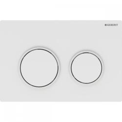 Geberit Omega20 működtető nyomólap, fehér/matt fehér/fehér 115.085. 11.1 (115.085.11.1)