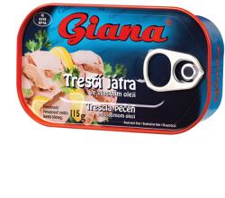 GIANA Tőkehalmáj saját olajában 12 x 115 g