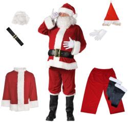  Costum Moș Crăciun Pepita DeLuxe 7 piese (H-1720)