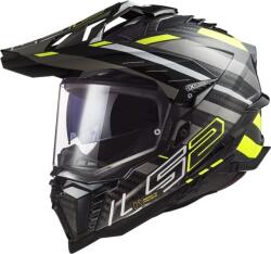 LS2 MX701 Explorer Carbon Edge Black/Hi-Vis Yellow M Casca (467017154M)