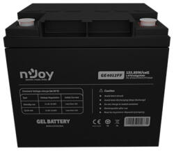 nJoy akkumulátor - GE4012FF (12V/40Ah, T6, zárt, gondozás mentes, GEL) (GE4012FF) - haztartasibolt