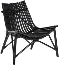 Scaun Cellion din ratan, nuanta negru, 76x72x83 cm (HM9812.02)