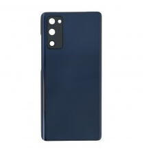 Samsung G780, G781 Galaxy S20 FE, S20 FE 5G akkufedél (hátlap) kamera lencsével és ragasztóval, kék (gyári)