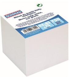 DONAU Kockatömb fehér DONAU 8, 3x8, 3 cm nem ragasztott (U8309000-09) - tonerpiac