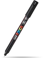 uni Marker UNI Posca PC-1MR, varf metalic, 0.7 mm, Negru (M486)