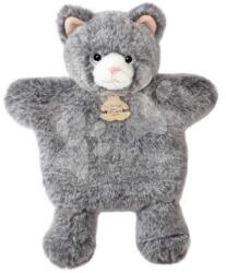 Histoire d'Ours Plüss cica kesztyűbáb Cat Puppet Sweety Mousse Histoire d’ Ours szürke 25 cm 0 hó-tól (HO3085)