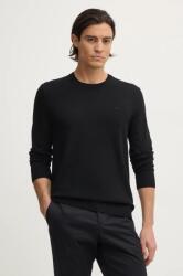 Michael Kors gyapjú pulóver könnyű, férfi, fekete, CF460F77AP - fekete M