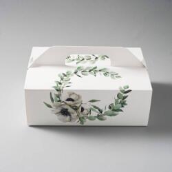  Esküvői ajándékdoboz Zöld (26 x 18 x 9, 5 cm) - dortis (DR-7471)