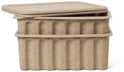 Ferm Living tároló Paper Pulp Box L 2 db - bézs Univerzális méret