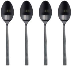 Bitz kanál szett Tea Spoon 4 db - fekete Univerzális méret