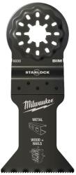 Milwaukee Multitool Starlock Merülő fűrészlap Bimetál (Fém, Fa + Szeg) 43x47 mm (48906035) (48906035)