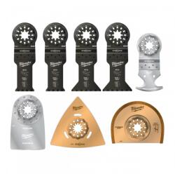 Milwaukee Multitool Starlock (Felújítás) Fűrészlap készlet multigéphez 8 részes (48906088) (48906088)