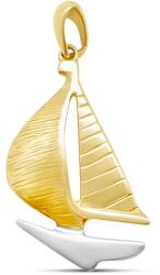 ÉkszerM Arany Vitorlás Hajó Medál AU 89096