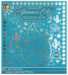 Grafix Fényes kontúros színezőlapok - türkiz (15097)