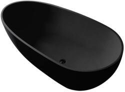 Wellis Soul Matt Black öntöttmárvány szabadon álló kád (WK00180)