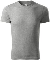 MALFINI Póló - Sötétszürke melírozott | 2XL (P731217)