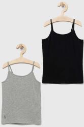 Ralph Lauren gyerek top 2 db szürke, sima - szürke 158