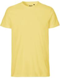 Neutral Férfi póló Fit organikus Fairtrade biopamutból - Dusty yellow | M (NE-O61001-1000303921)