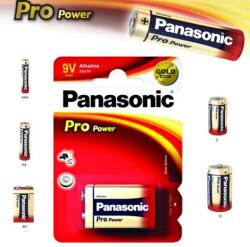 Panasonic Alkáli elem 9V Panasonic Pro Power 6LR61 09894