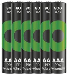 GP Batteries GP töltő ütő. ReCyko Pro AAA (HR03) 800mAh-6db 1032126080