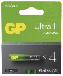 GP Batteries GP Alkáli elem ULTRA PLUS AAA (LR03) - 4 db 1013124000