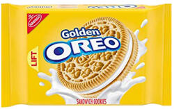 OREO Golden vaníliaízű töltelékkel töltött keksz - 44g