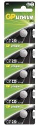 GP Batteries Lítium elem GP CR1220 - 5 db 1042122015