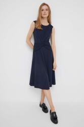 Ralph Lauren ruha sötétkék, midi, harang alakú - sötétkék 38 - answear - 59 990 Ft