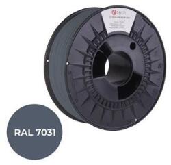 C-TECH Nyomtatózsinór (filament) C-TECH PREMIUM LINE, PLA, szürke-kék, RAL7031, 1, 75 mm, 1 kg 3DF-P-PLA1.75-7031