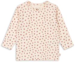 Konges Sløjd baba hosszú ujjú BASIC BLOUSE GOTS bézs, mintás, KS101412 - bézs 86