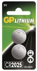 GP Batteries GP CR2025 lítium gombelem (2db) 1042202512