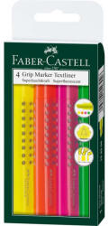 Faber-Castell Faber Castell Szövegkiemelő Készlet Grip 4 Darab (154304)