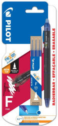 Pilot Bt Frixion Clicker Point 05 Törölhető Roller Kék + 3 Darabos Betétszett Kék (BLRT-FRP5-L+S3-BT)